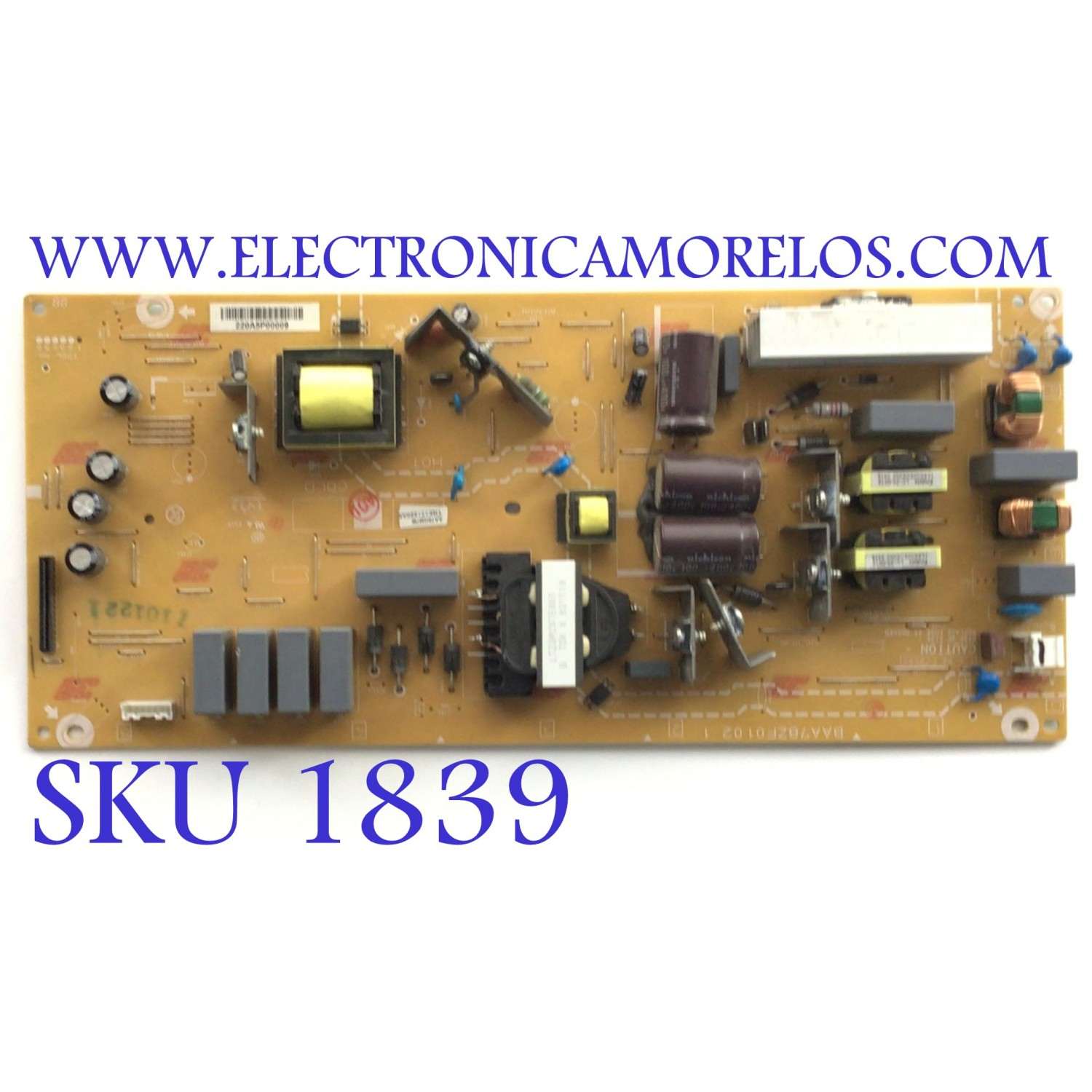 FUENTE DE PODER PARA TV PHILIPS / NUMERO DE PARTE AA78GMPW / AA78G-MPW / BAA78ZF0102 / BAA78ZF0102 1 / MODELO 65PFL5602/F7